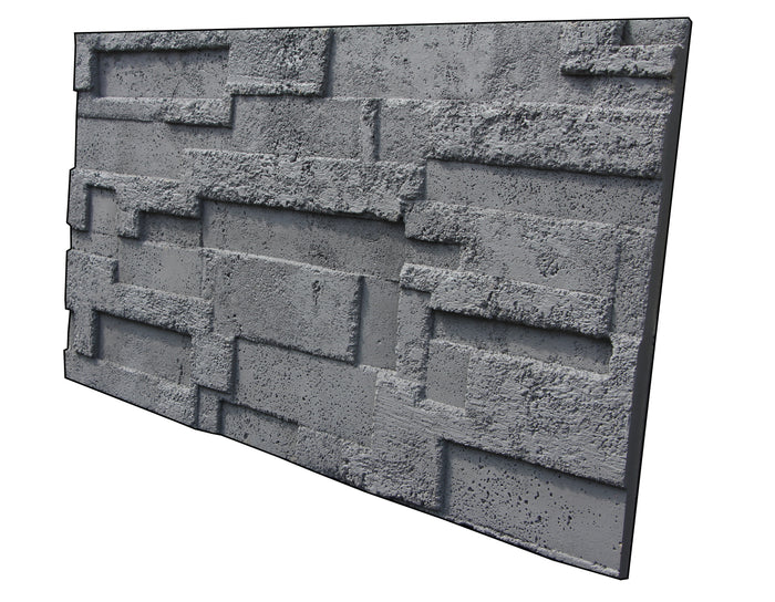 Camden Block faux concrete wall panel