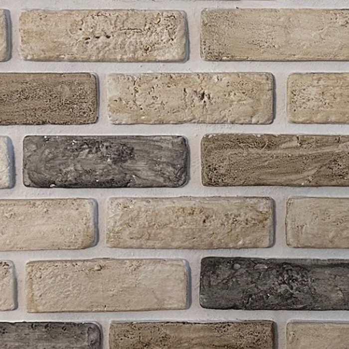 Cottage Lane faux brick panel sample