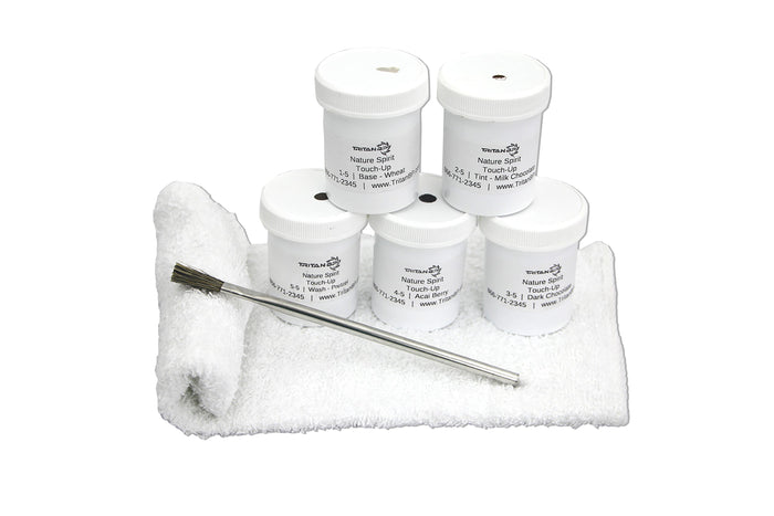 Tritan BP touch-up kit for faux stone and brick panels