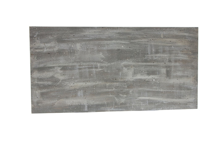 Faux travertine stone wall panel
