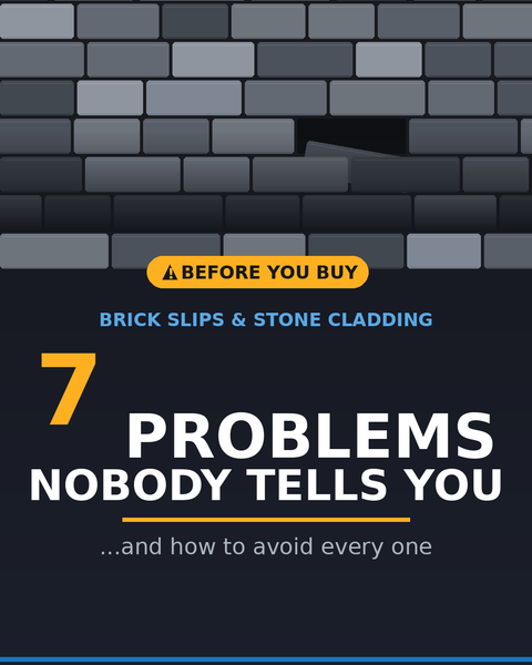 Brick Slips & Stone Cladding: The Problems Nobody Talks About (And How to Avoid Them)