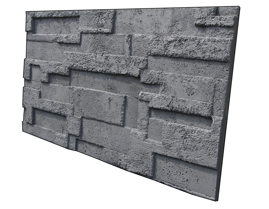 Camden Block faux concrete wall panel