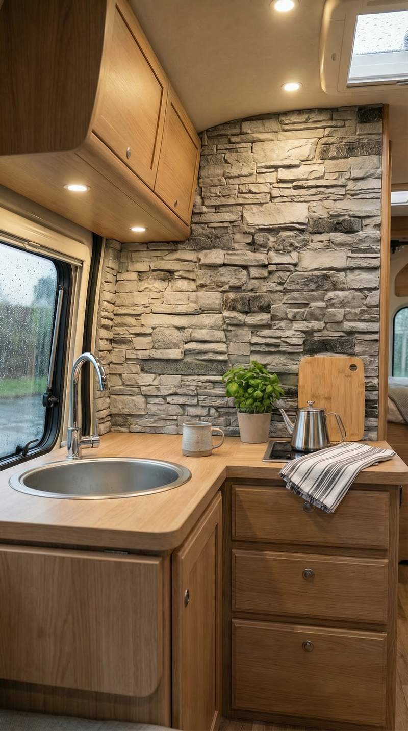 Campervan kitchen