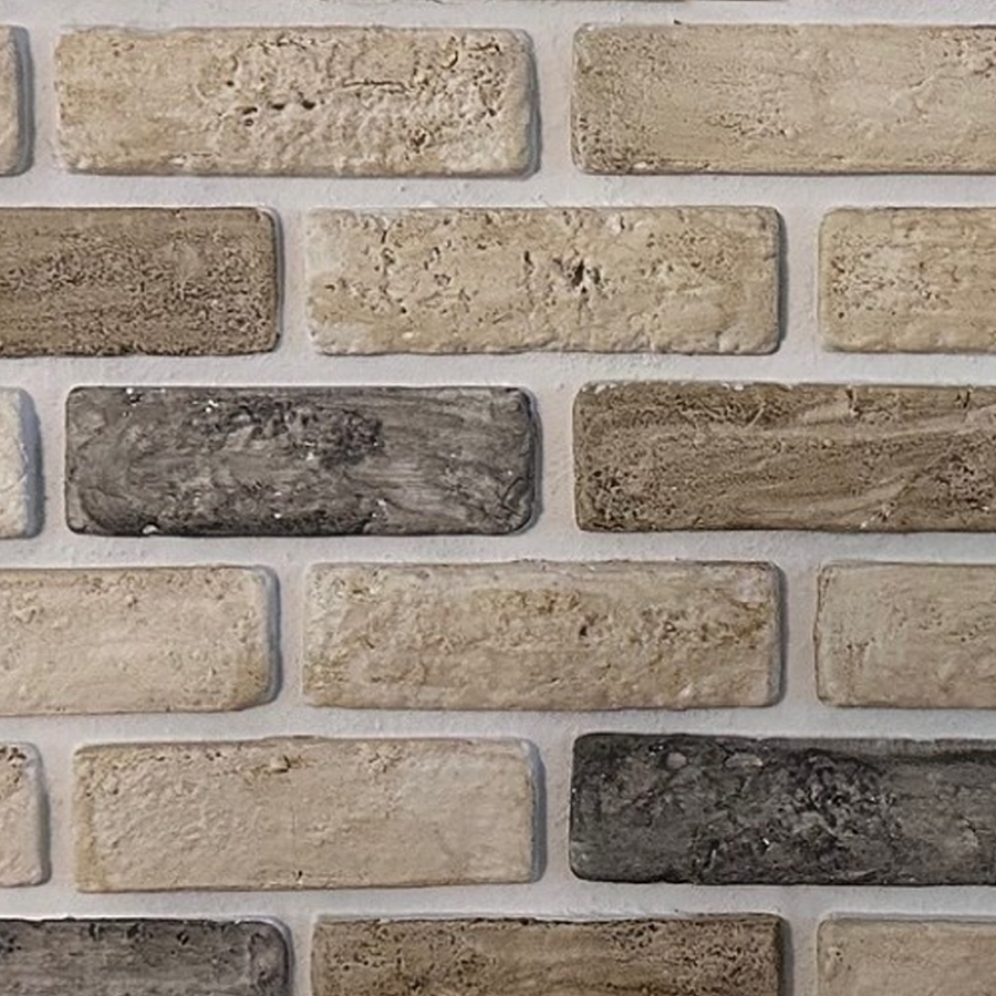 Cottage Lane faux brick panel sample