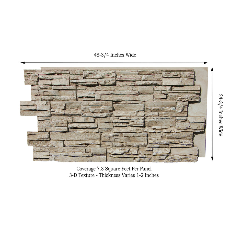 Faux Lightning Ridge stone wall panel - view 26