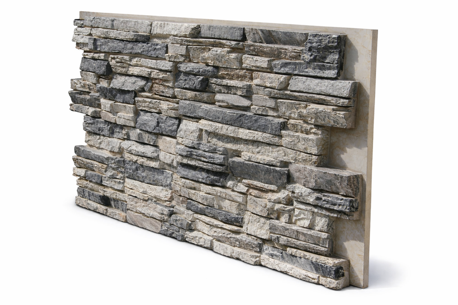 Faux Lightning Ridge stone wall panel - view 9