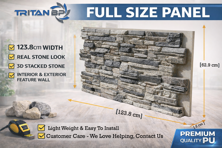 Faux Lightning Ridge stone wall panel - view 10
