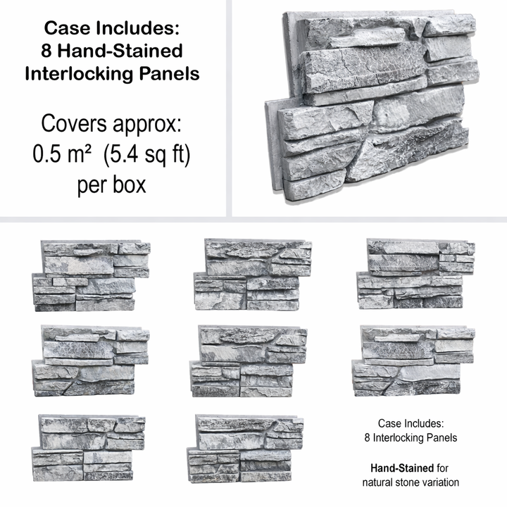 Stick-A-Stone peel and stick faux stone wall panel - view 12