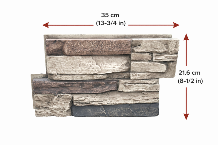 Stick-A-Stone peel and stick faux stone wall panel - view 3